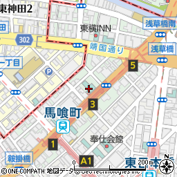 東京都中央区日本橋馬喰町1丁目10周辺の地図