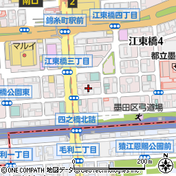 ＮＰＣ２４Ｈ錦糸町第１パーキング周辺の地図