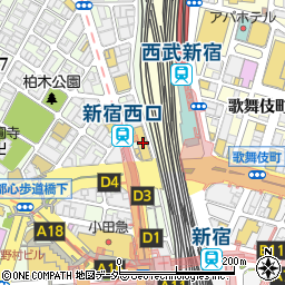 新宿カレイドビル周辺の地図