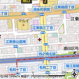 カレーハウスＣｏＣｏ壱番屋ＪＲ錦糸町駅南口店周辺の地図