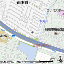 千葉県船橋市南本町42-14周辺の地図