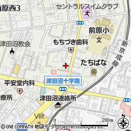 家族葬のファミーユ津田沼駅前ホール周辺の地図