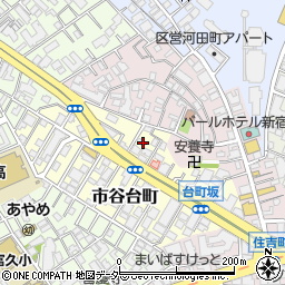 東京都新宿区市谷台町9-5周辺の地図