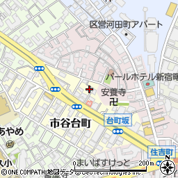 東京都新宿区市谷台町9-10周辺の地図