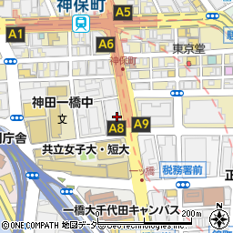 東京都千代田区一ツ橋2丁目3周辺の地図
