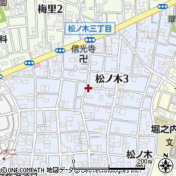 東京都杉並区松ノ木3丁目周辺の地図