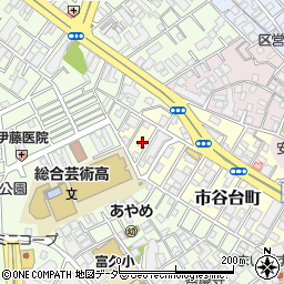 東京都新宿区市谷台町21周辺の地図