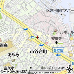 東京都新宿区市谷台町13周辺の地図