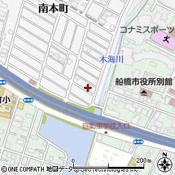 千葉県船橋市南本町41-7周辺の地図
