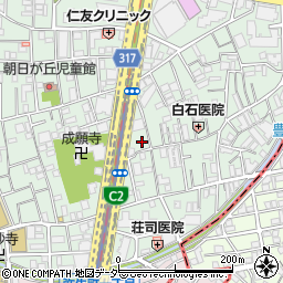 東京都中野区本町1丁目23周辺の地図