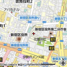 東京都新宿区歌舞伎町1丁目1 6の地図 住所一覧検索 地図マピオン