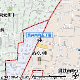 貫井南町５周辺の地図