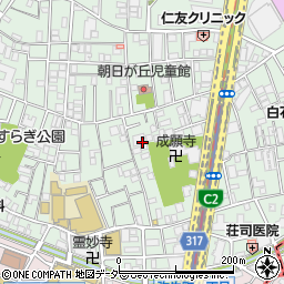 東京都中野区本町2丁目27周辺の地図