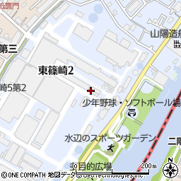 東京都江戸川区東篠崎周辺の地図