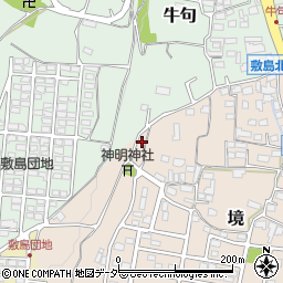 山梨県甲斐市境933周辺の地図