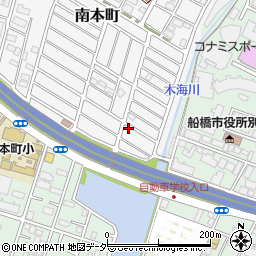 千葉県船橋市南本町42-12周辺の地図