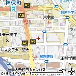 装道清川紘子きもの学院周辺の地図