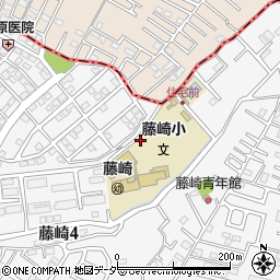藤崎小学校周辺の地図