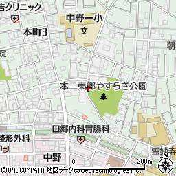 本二東郷やすらぎ公園トイレ１周辺の地図