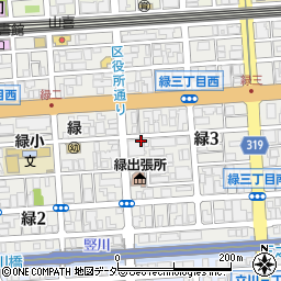 東京都墨田区緑周辺の地図