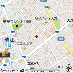 東京都江戸川区南篠崎町3丁目4-1周辺の地図