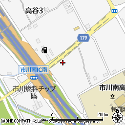 千葉県市川市高谷1374-2周辺の地図