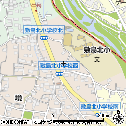 山梨県甲斐市境31周辺の地図