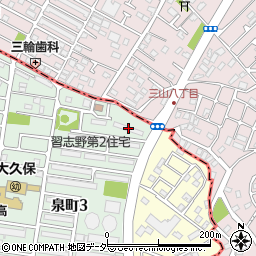 東京国税局泉宿舎周辺の地図