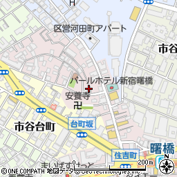 東京都新宿区住吉町12-20周辺の地図