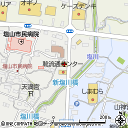 ガスト塩山店周辺の地図