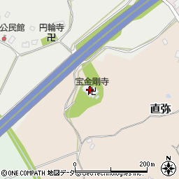 宝金剛寺周辺の地図
