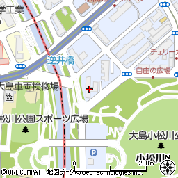 都営小松川アパート周辺の地図