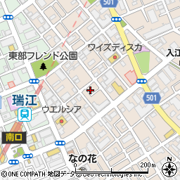 東京都江戸川区南篠崎町3丁目4-2周辺の地図