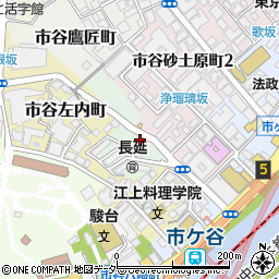東京都新宿区市谷長延寺町6周辺の地図