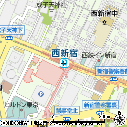 みずほ銀行丸ノ内線西新宿駅 ＡＴＭ周辺の地図