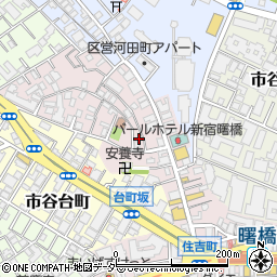 東京都新宿区住吉町12-19周辺の地図