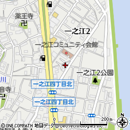 東京都江戸川区一之江2丁目5-8周辺の地図