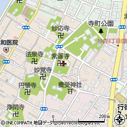 常運寺周辺の地図