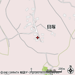 千葉県匝瑳市貝塚412周辺の地図