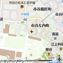東京都新宿区市谷左内町32周辺の地図