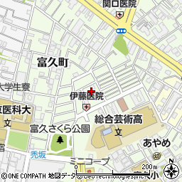 東京都新宿区富久町29周辺の地図