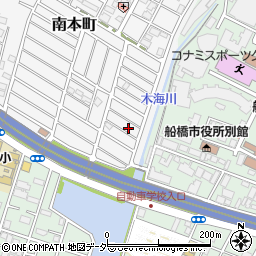 千葉県船橋市南本町41-2周辺の地図