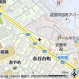 東京都新宿区市谷台町11-4周辺の地図