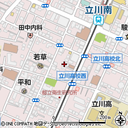 東京都立川市柴崎町3丁目14周辺の地図