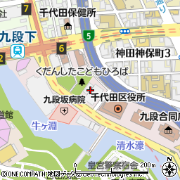 東京都千代田区九段南1丁目3周辺の地図