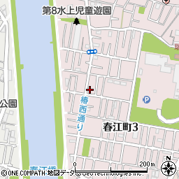 名鉄協商江戸川春江町駐車場周辺の地図