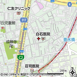 東京都中野区本町1丁目21周辺の地図