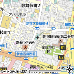 するり 新宿本店周辺の地図