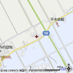 千葉県匝瑳市上谷中281周辺の地図