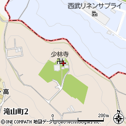 少林寺霊園部　管理事務所周辺の地図